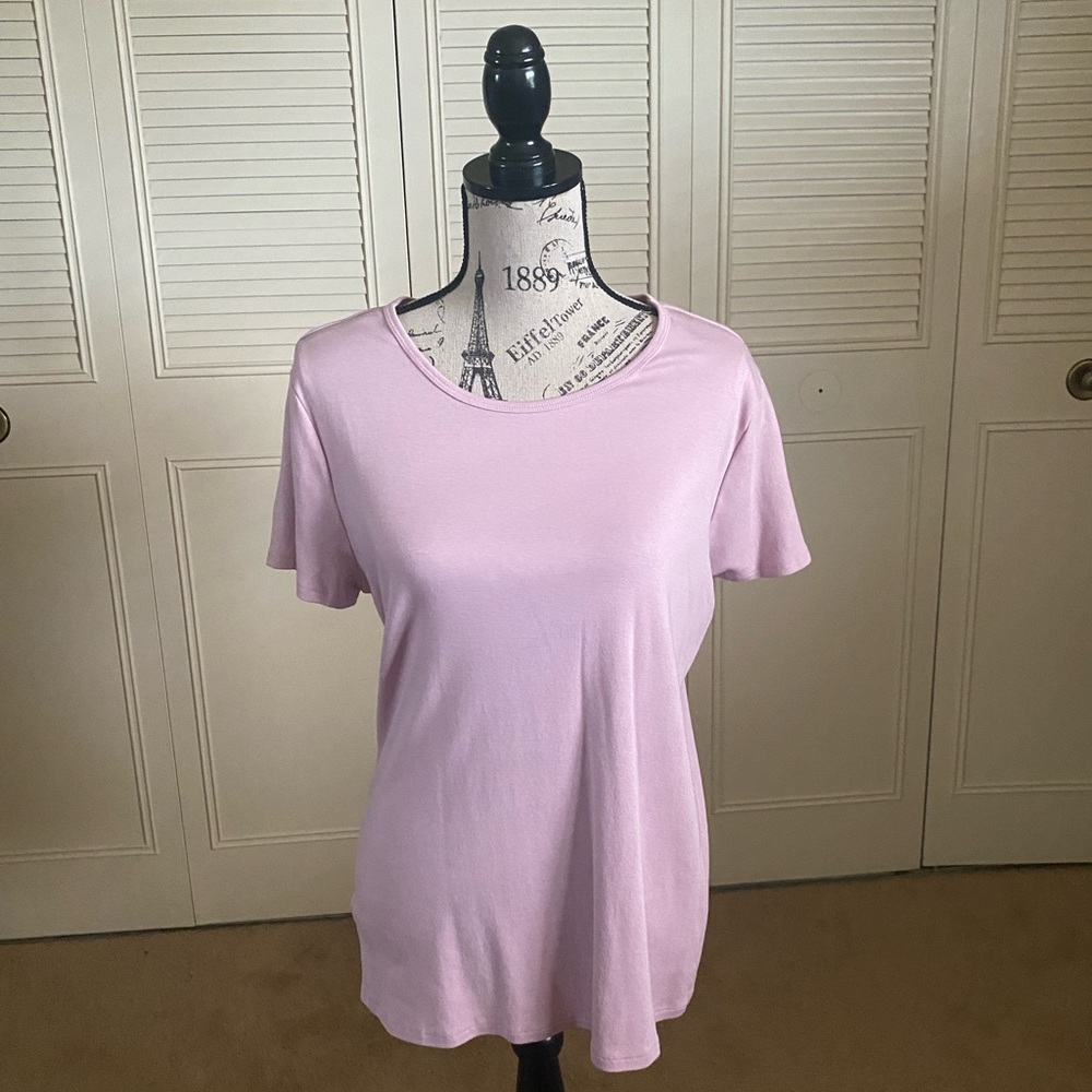 Time and Tru pink basic tee t-shirt